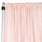 Crinkle Shimmer 10ft H x 52" W Drape/Backdrop Panel - Blush/Rose Gold