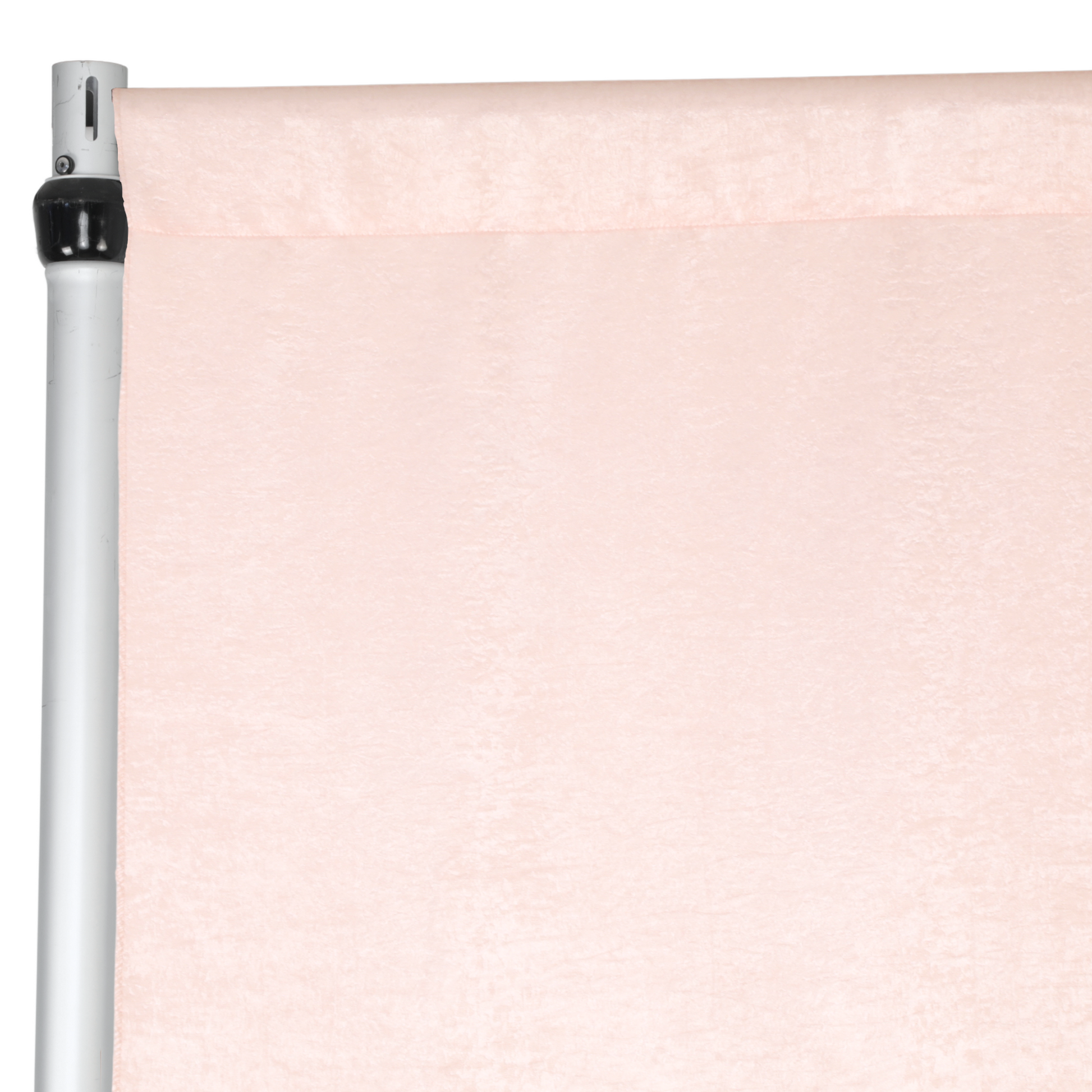 Crinkle Shimmer 10ft H x 52" W Drape/Backdrop Panel - Blush/Rose Gold