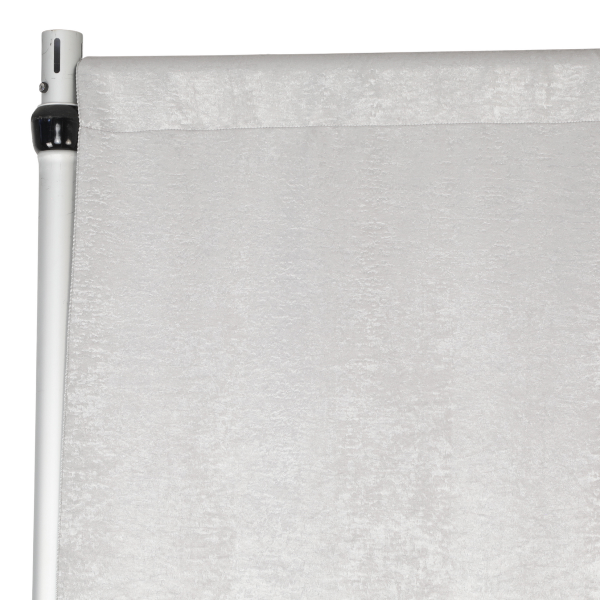 Crinkle Shimmer 12ft H x 52" W Drape/Backdrop Panel - Silver