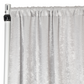 Crinkle Shimmer 12ft H x 52" W Drape/Backdrop Panel - Silver