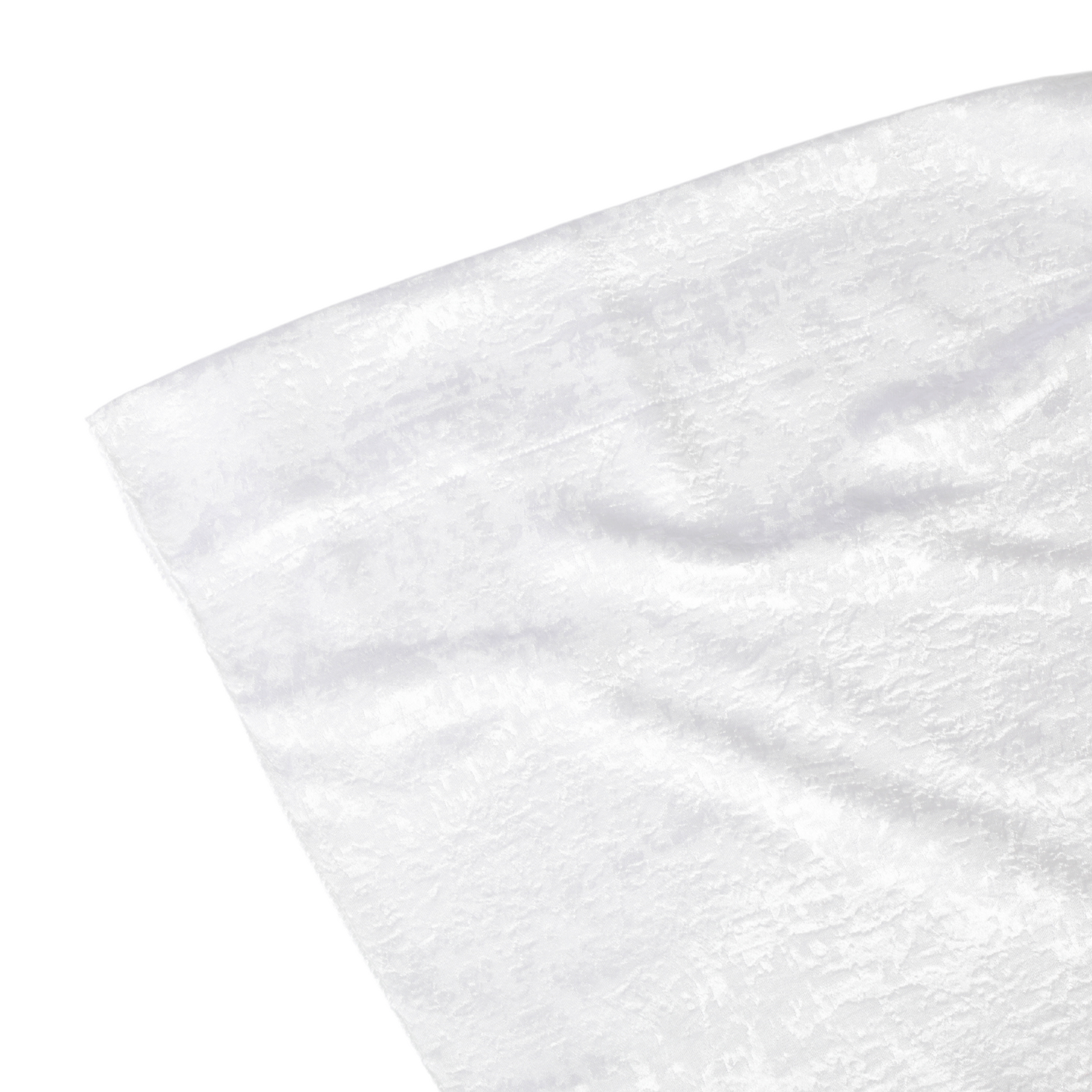 Crinkle Shimmer 12ft H x 52" W Drape/Backdrop Panel - White