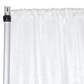 Crinkle Shimmer 12ft H x 52" W Drape/Backdrop Panel - White