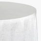 Crinkle Shimmer 120" Round Tablecloth - White