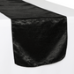 Crinkle Shimmer Table Runner - Black