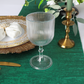 Crinkle Shimmer Table Runner - Emerald Green