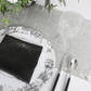 Crinkle Shimmer Table Runner - Silver