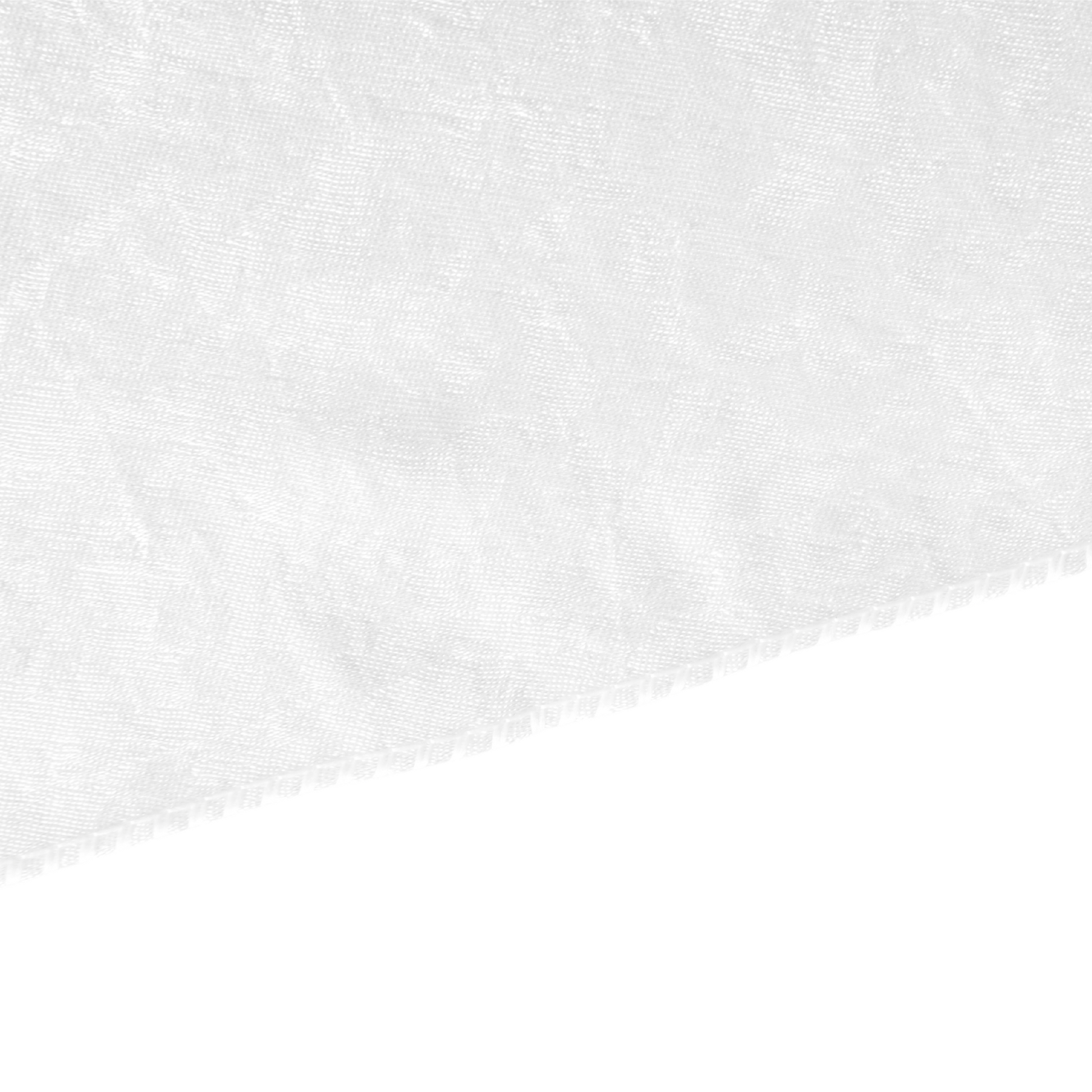 Crinkle Shimmer Table Runner - White