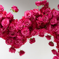 Floral 3D Backdrop for Open Heart Stand - Fuchsia