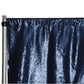 Glitz Sequin 12ft H x 52" W Drape/Backdrop panel - Navy Blue (New Tone)