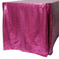 Glitz Sequin 90"x156" Rectangular Tablecloth - Magenta