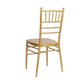 Gold Aluminum Chiavari Chair 4pc/set