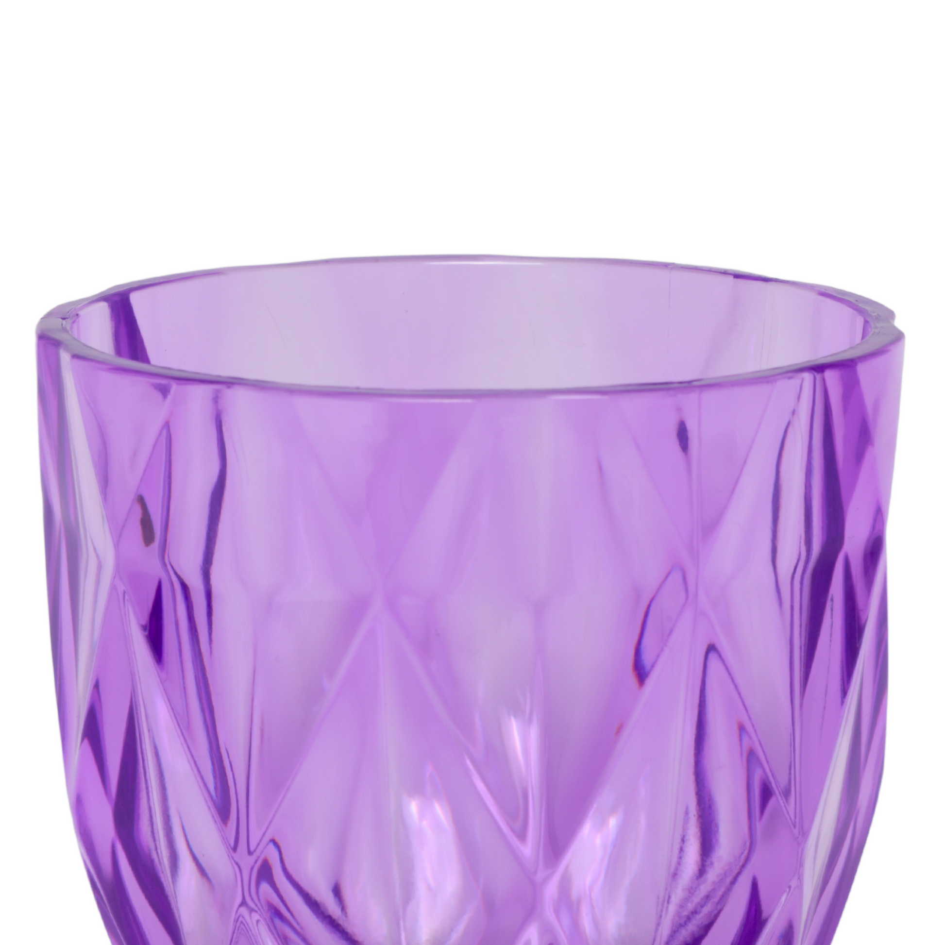 Lavender Vintage Acrylic Goblets (6 pcs/pk)