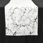 Marble Reversible Jacquard Table Runner - Black