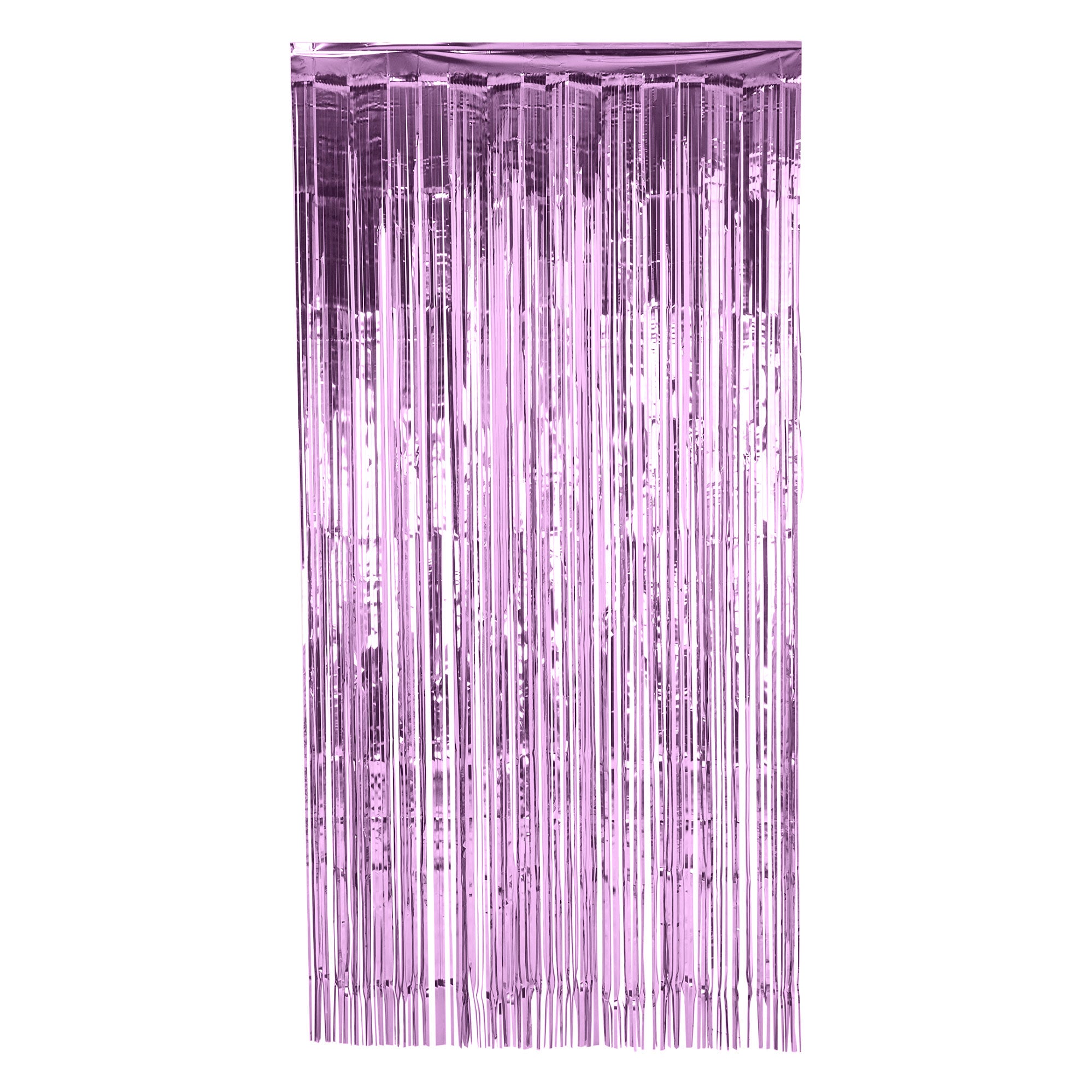 3.25 X 6.7 Ft Purple Foil Fringe Curtain, Tinsel Curtain Backdrop