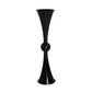 Metallic Reversible Riser Flower Centerpiece Vase 28" Tall - Black