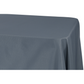 90"x132" Rectangular Oblong Polyester Tablecloth - Pewter