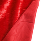 Velvet 90"x156" Rectangular Tablecloth - Red