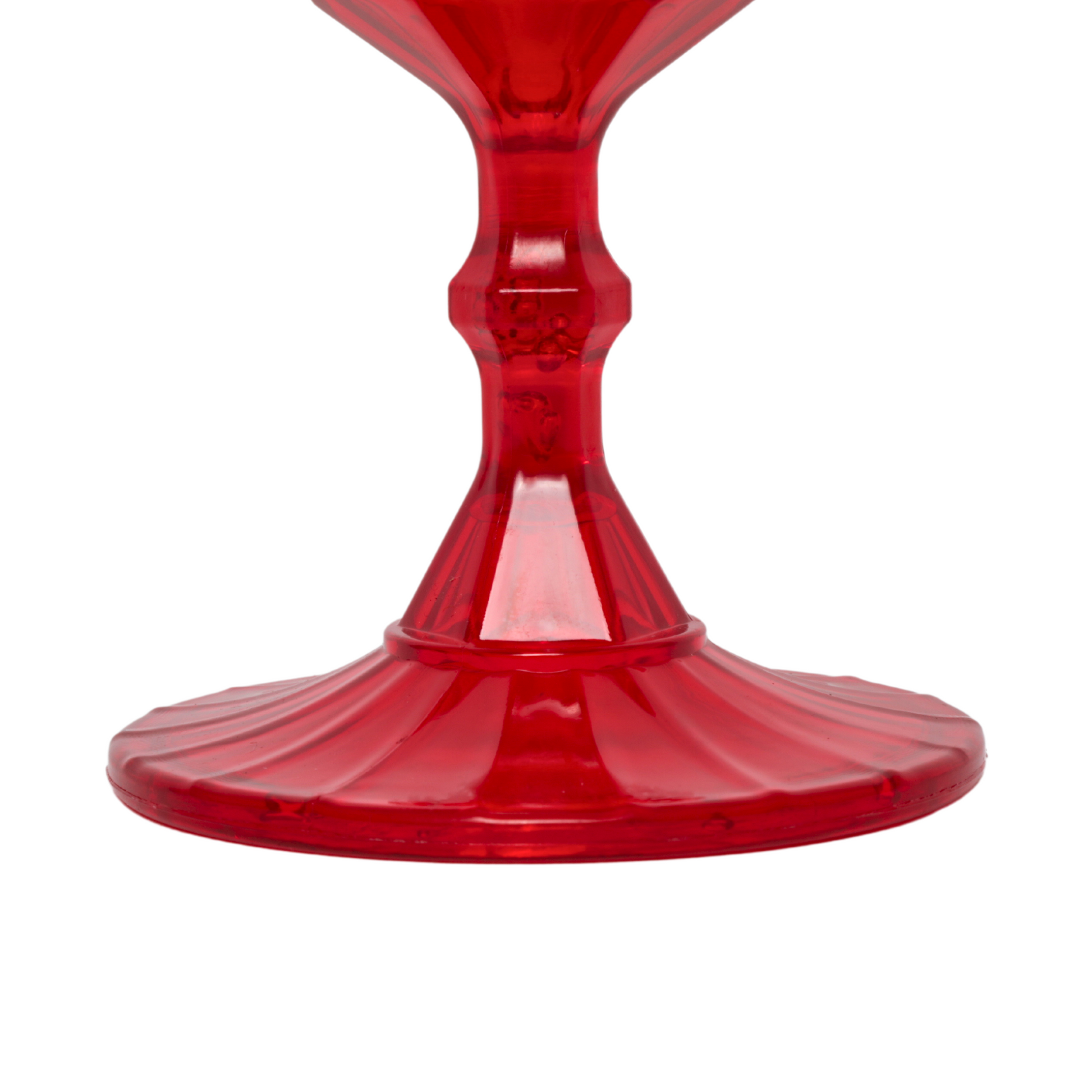 Red Vintage Acrylic Goblets (6 pcs/pk)