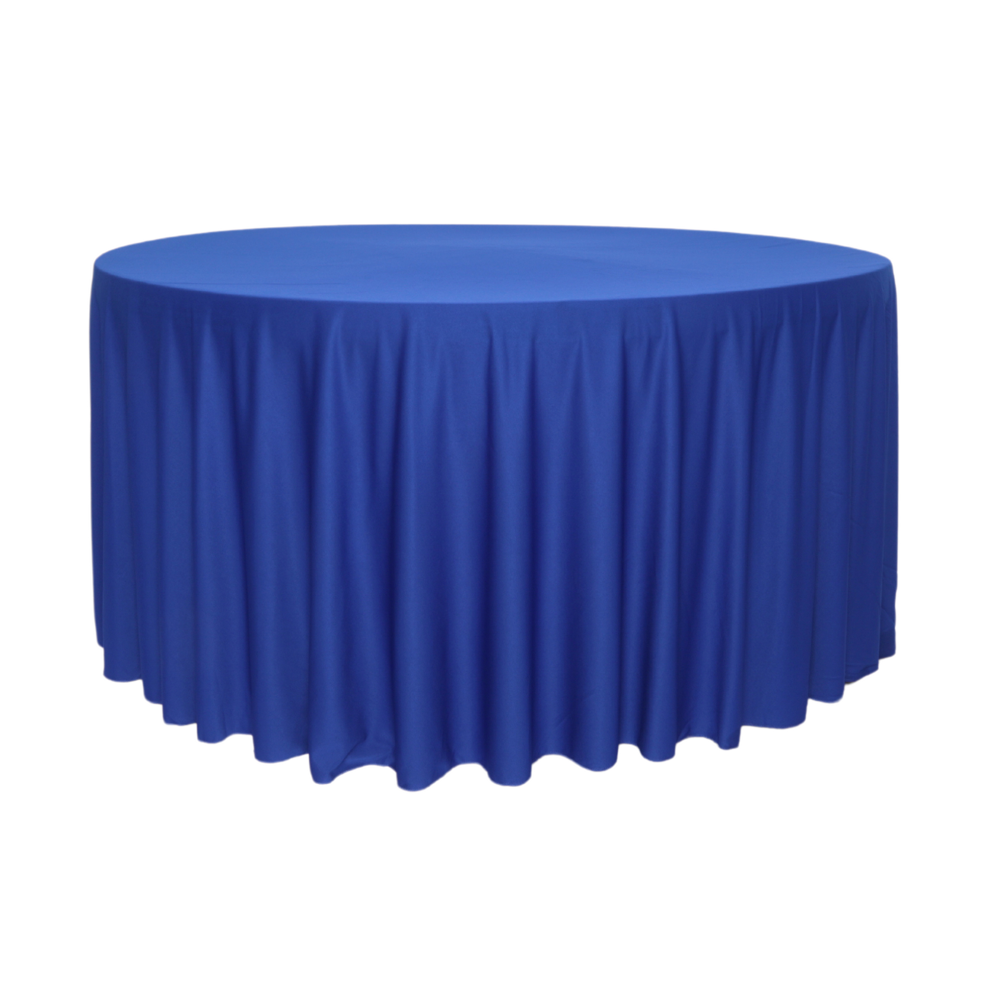 Scuba 120" Round Tablecloth - Royal Blue