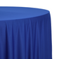 Scuba 120" Round Tablecloth - Royal Blue