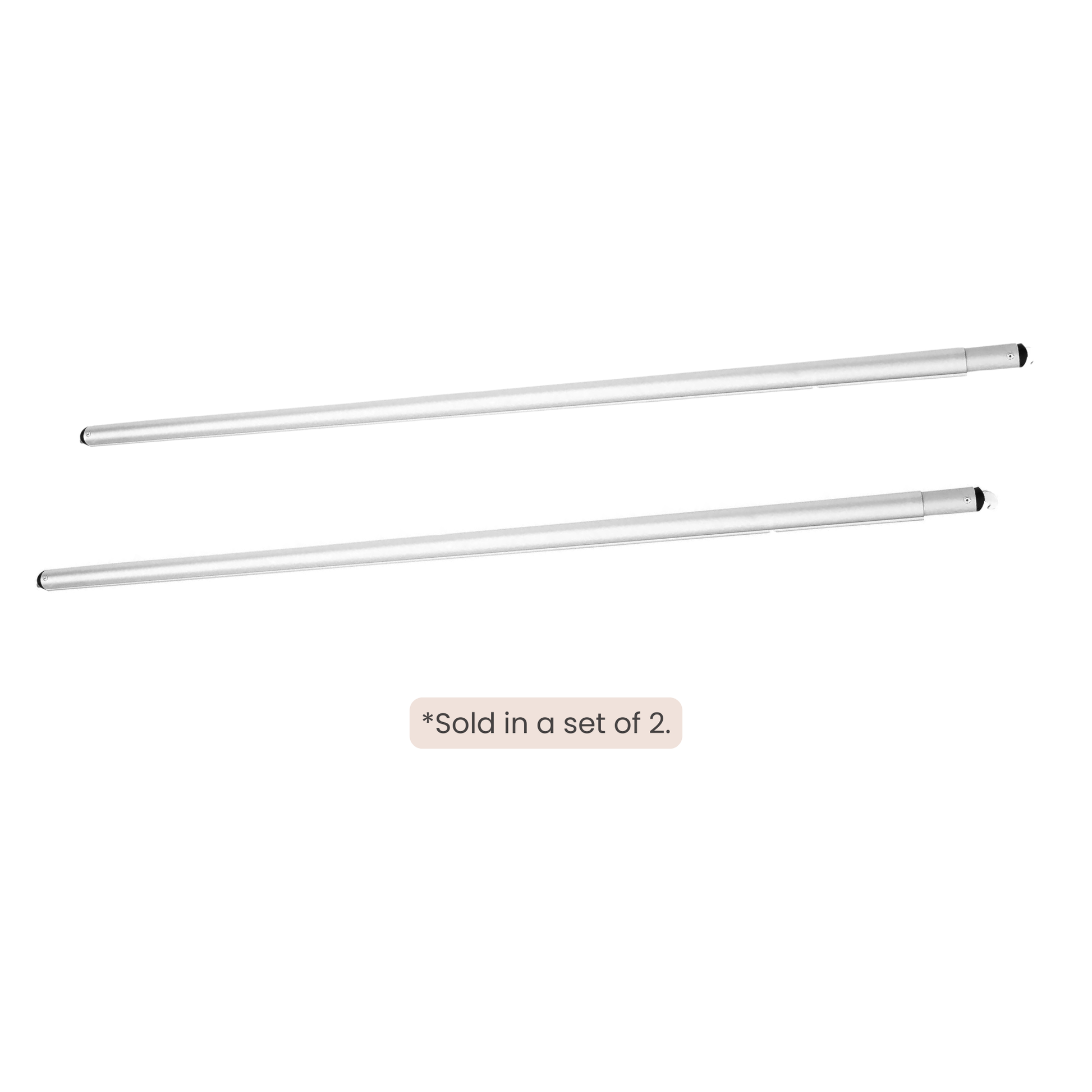 2 pc Crossbar support (drape support) rod 6ft to 10ft