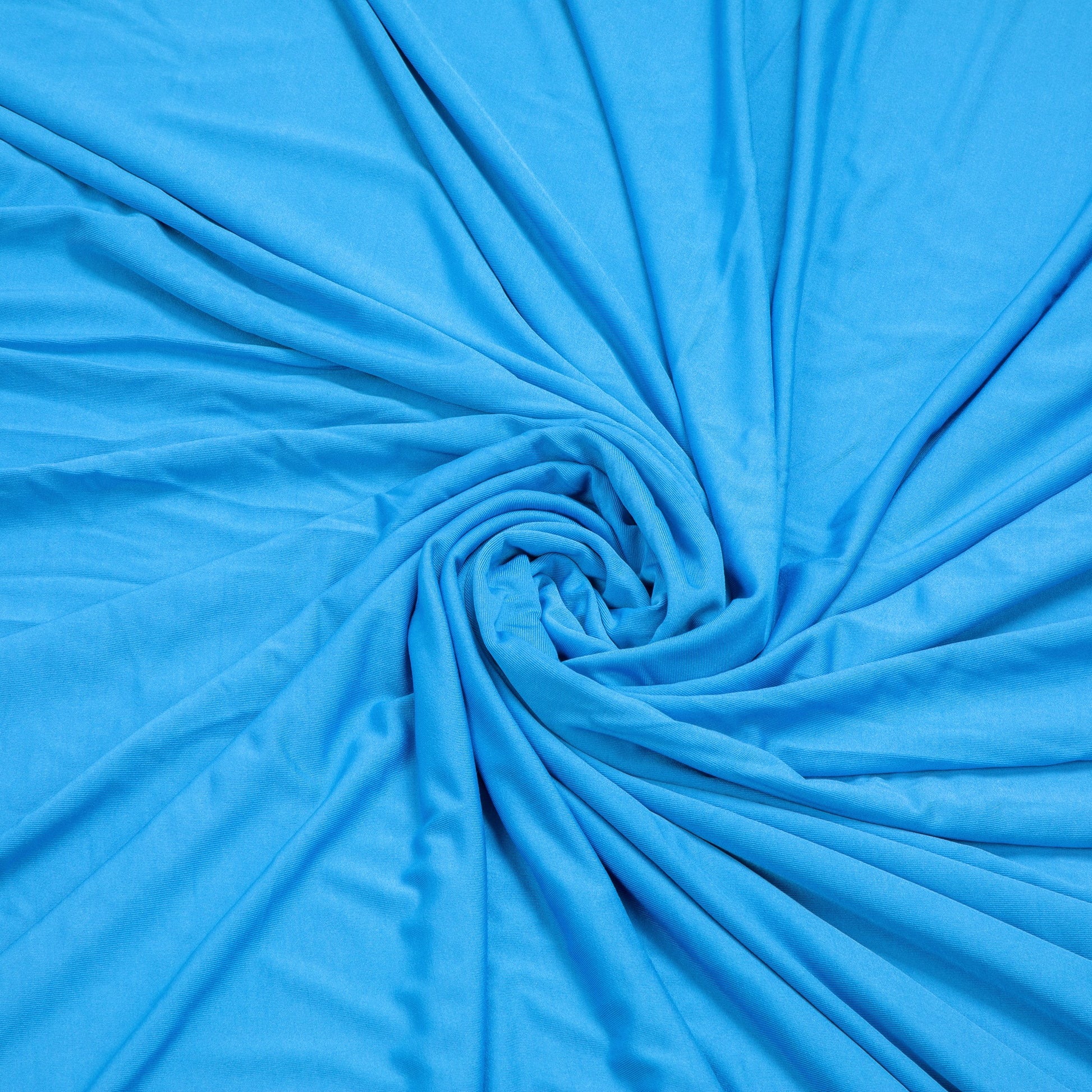 Spandex 4-way Stretch Backdrop Drape Curtain 16ft H x 60" W - Azure Blue