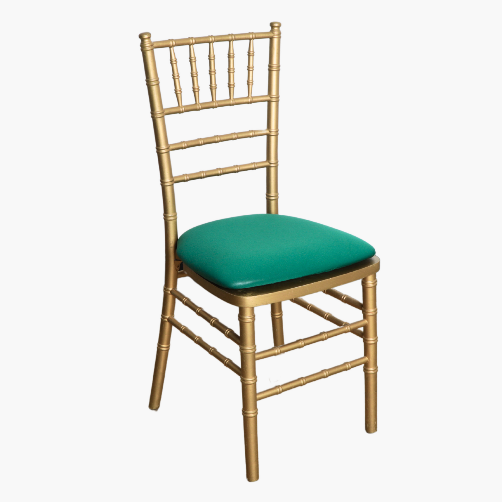 5 pcs/pk Spandex Chiavari Seat Pad Cover - Emerald Green