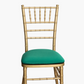 5 pcs/pk Spandex Chiavari Seat Pad Cover - Emerald Green