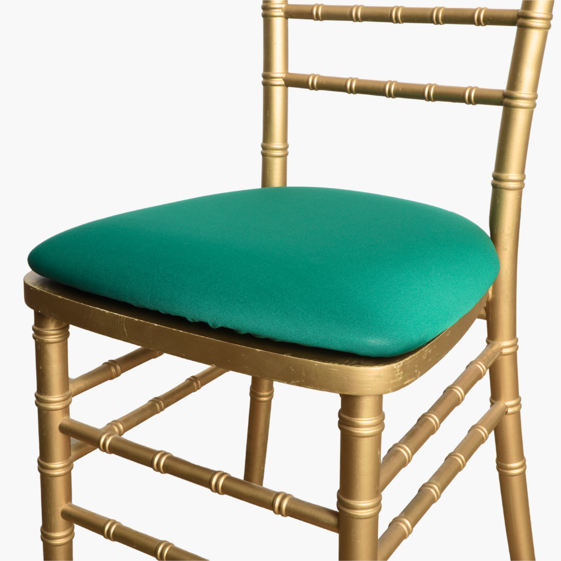 5 pcs/pk Spandex Chiavari Seat Pad Cover - Emerald Green