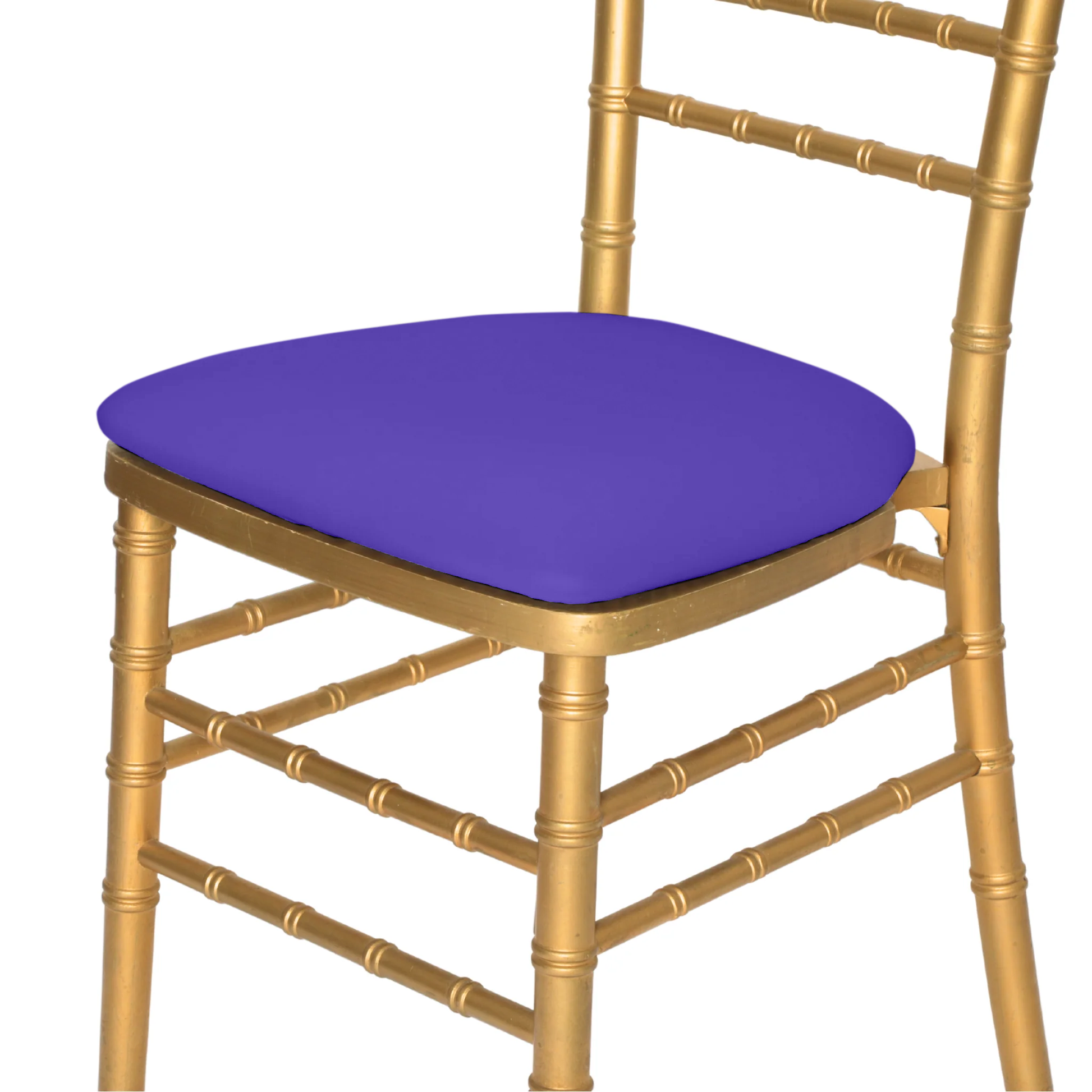 5 pcs/pk Spandex Chiavari Seat Pad Cover - Purple