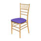 5 pcs/pk Spandex Chiavari Seat Pad Cover - Purple