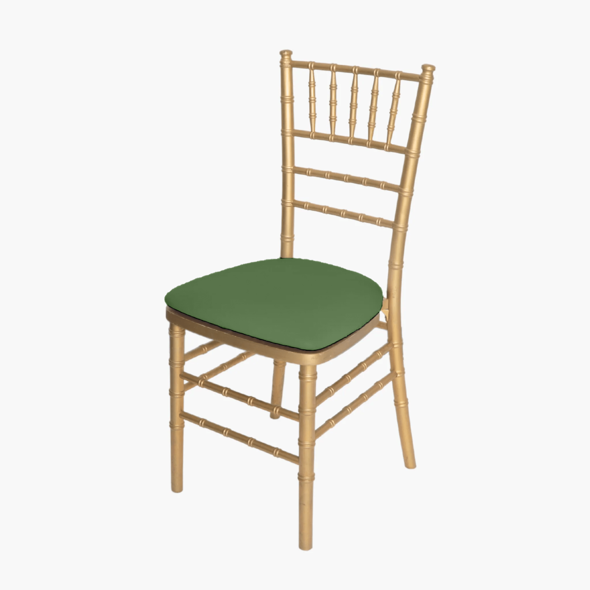 5 pcs/pk Spandex Chiavari Seat Pad Cover - Willow Green