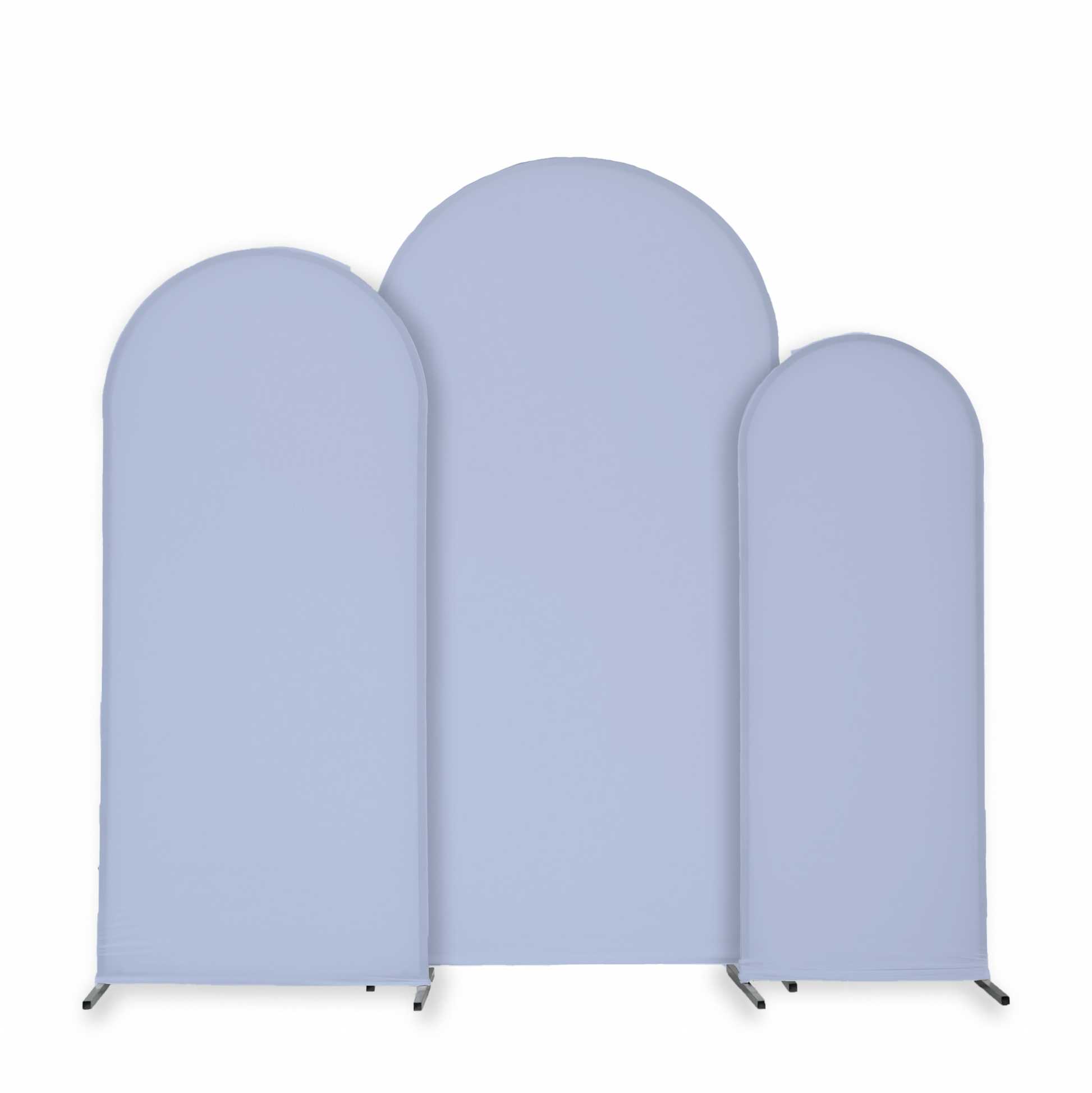 Spandex Covers for Trio Arch Frame Backdrop 3pc/set - Dusty Blue