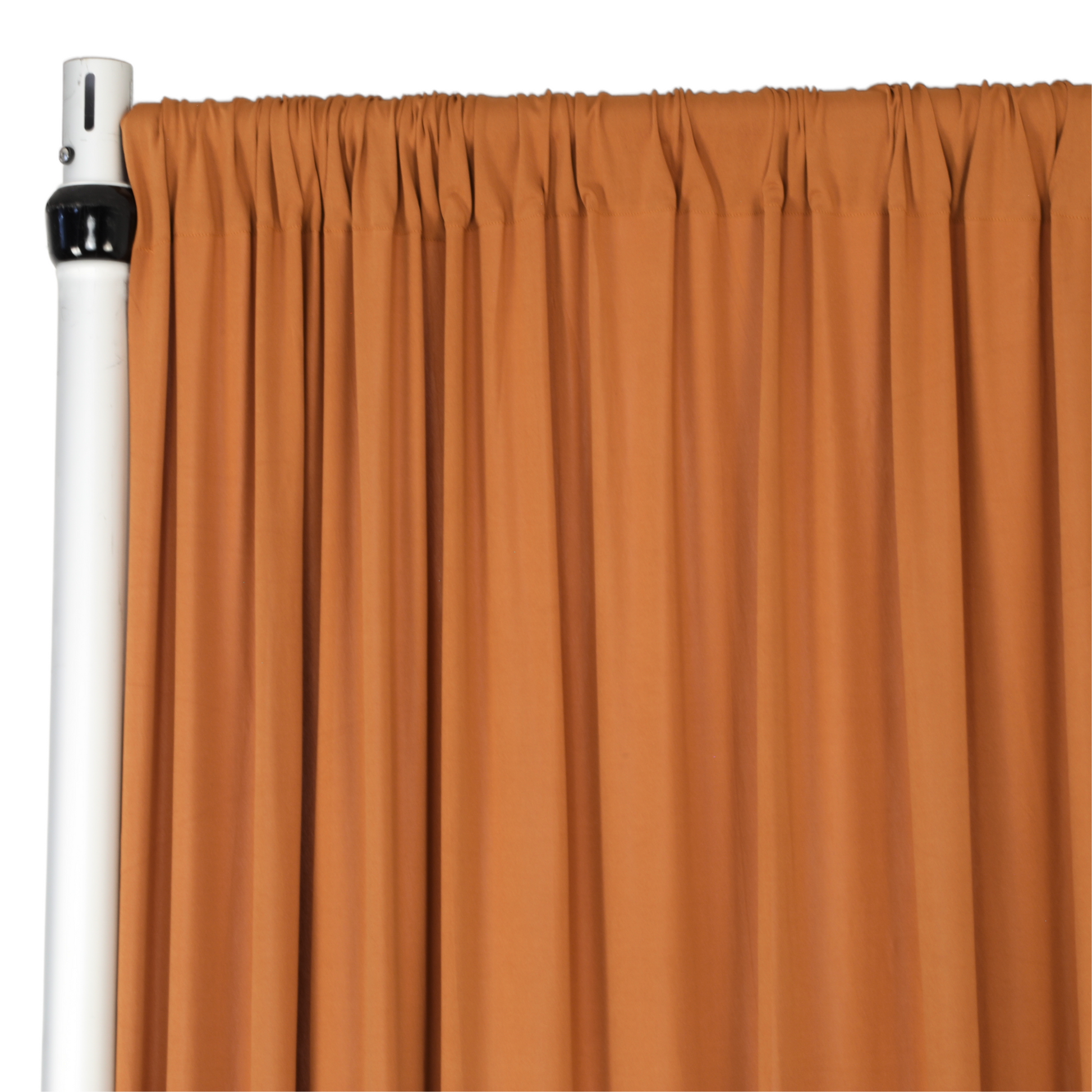 Spandex 4-way Stretch Backdrop Drape Curtain 16ft H x 60" W - Terracotta