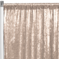 Velvet 18ft H x 52" W Drape/Backdrop Curtain Panel - Beige