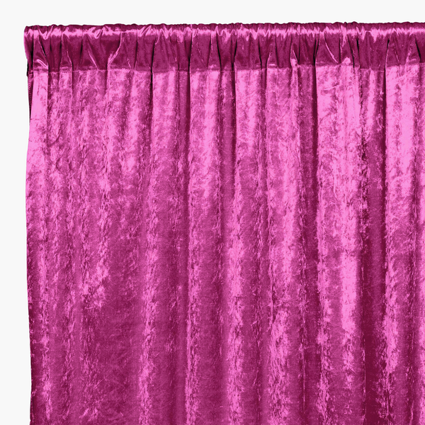 CV Linens bkdp12_vel_cinrose Velvet Drape-366cm x 132cm, Backdrop Curtain  Panel