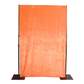 Velvet 14ft H x 52" W Drape/Backdrop Curtain Panel - Orange