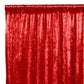 Velvet 18ft H x 52" W Drape/Backdrop Curtain Panel - Red