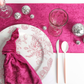 Velvet 20"x20" Linen Napkin - Magenta