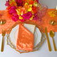 Velvet 20"x20" Linen Napkin - Orange