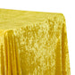 Velvet 90"x156" Rectangular Tablecloth - Canary Yellow