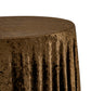 Velvet 132" Round Tablecloth - Chocolate