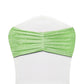 Velvet Ruffle Stretch Chair Band - Mint Green