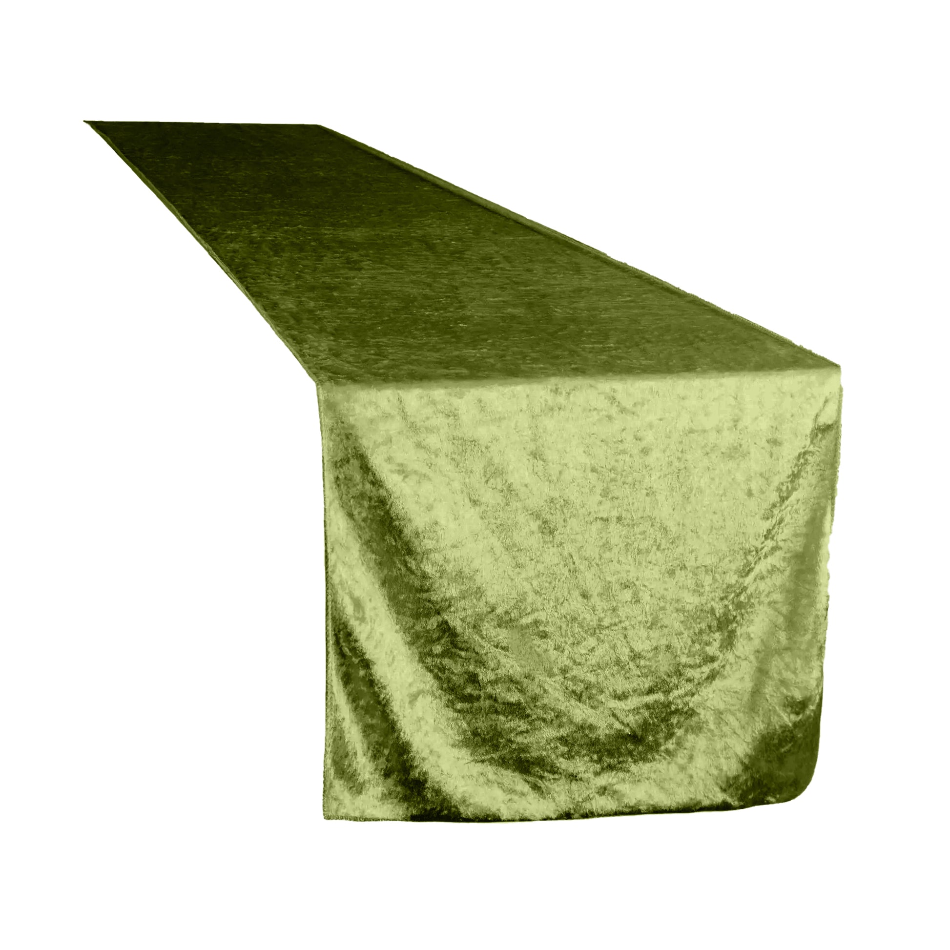 Velvet Table Runner - Dark Sage Green
