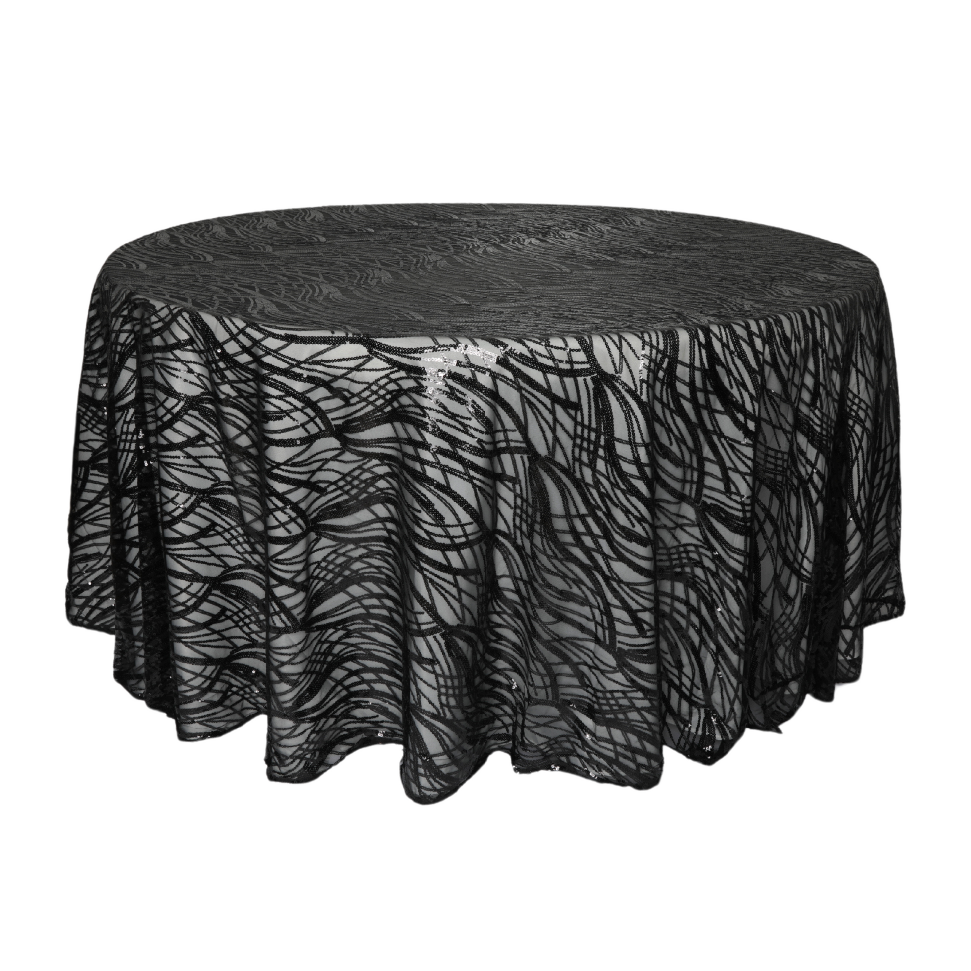 Velvet 120 Round Tablecloth - Emerald Green - CV Linens