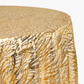 Wave Sequin Mesh Tablecloth 120" Round - Gold