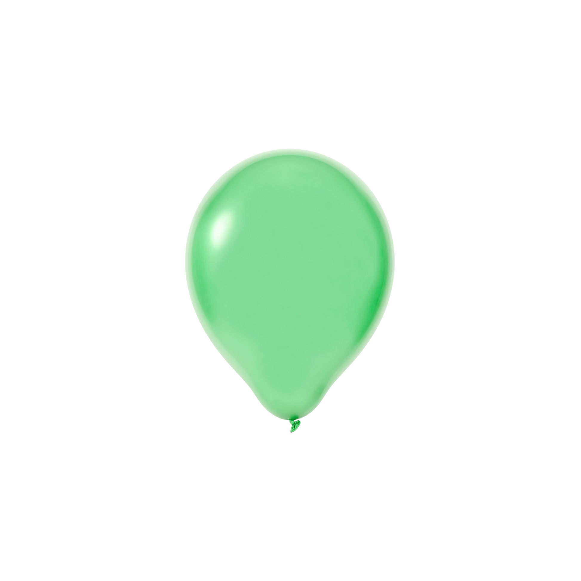 Apple Green 5 Latex Balloons