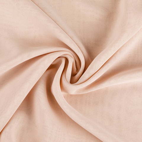 Blush chiffon store fabric bulk