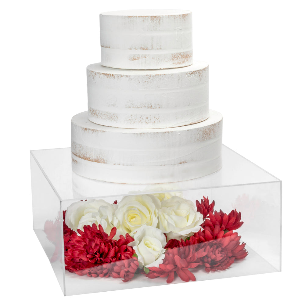 Clear Acrylic Cake Box Stand 14