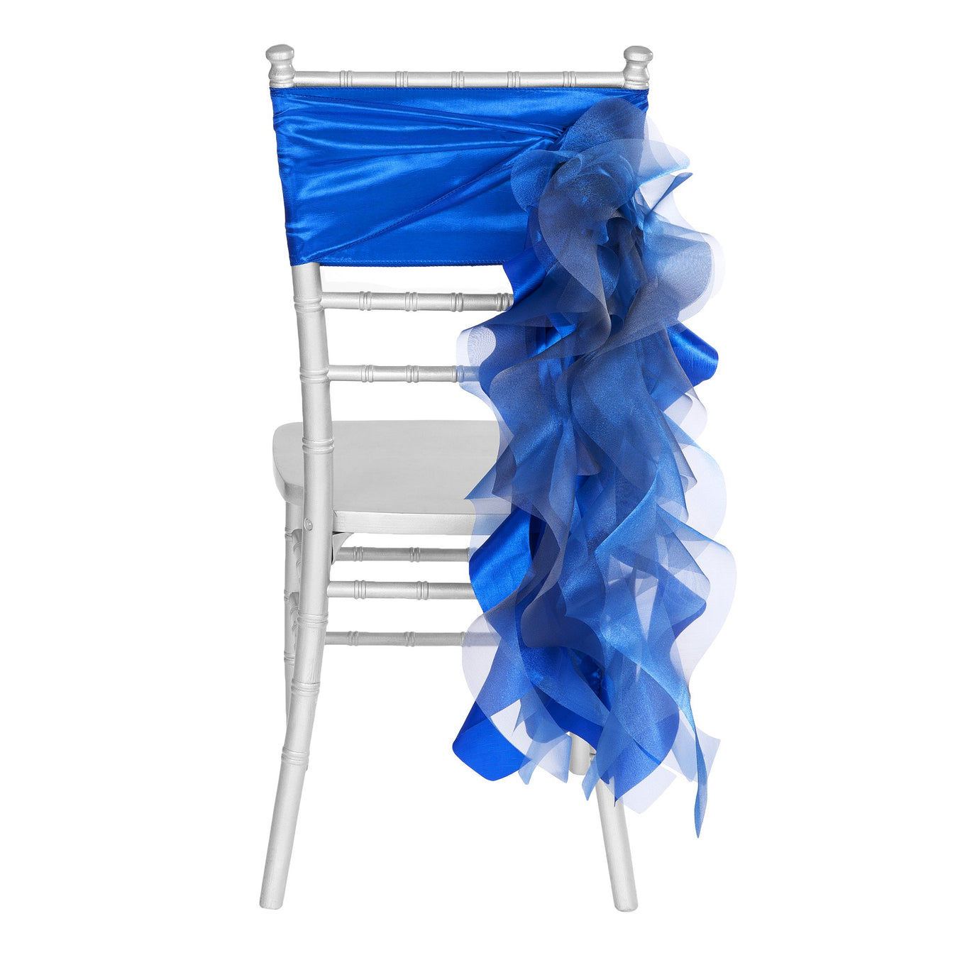 Curly Willow Chair Sash - Royal Blue - CV Linens™